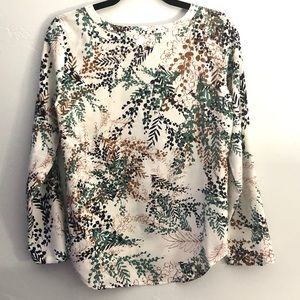 Van Heusen Floral Print blouse long sleeves